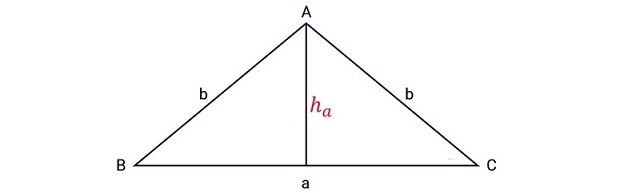 Công thức tích diện tích tam giác cân cực chuẩn